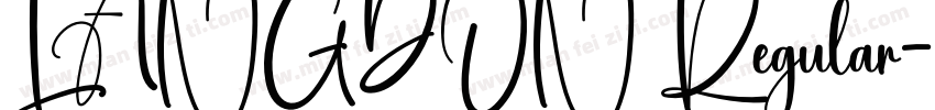 LANGDON Regular字体转换